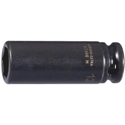 Afbeelding van BAHCO K7406M 17 slagdop 3/8&quot; zeskant gefosfateerd mm