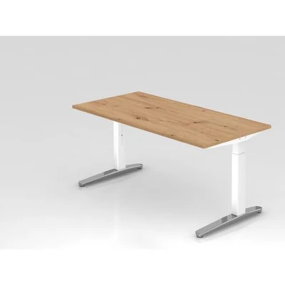 Afbeelding van XTRA XB 16 WC Bureau 160 x 80 Tafelhoogte I In hoogte verstelbaar Knoestige Eiken