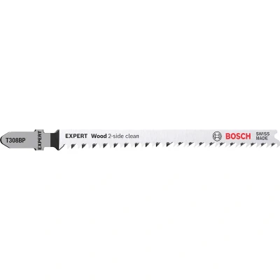 Image de BOSCH 2608900558 lame de scie sauteuse T 308 BP Expert Wood 2 side clean (pack 5)