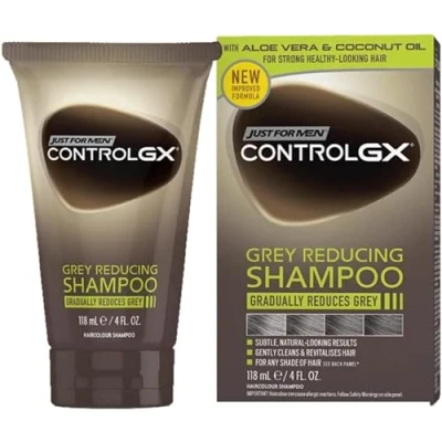 Afbeelding van Just for Men Control GX Grey Reducing Shampoo 118ml