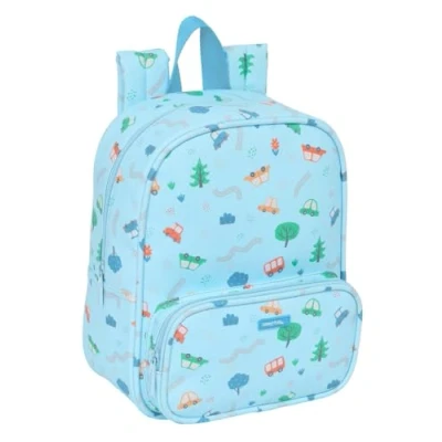 Afbeelding van Kinderrugzak Safta Coches Blauw 22 x 27 10 cm