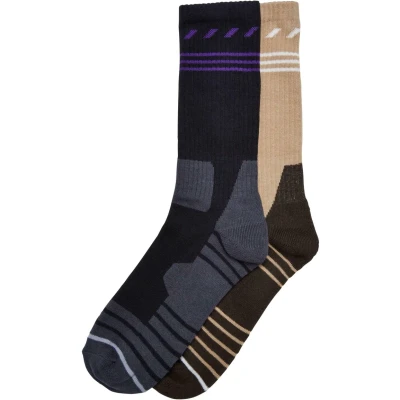 Afbeelding van Urban Classics Performance 2 PACK Sokken, Heren, Maat: 43 46, Black unionbeige