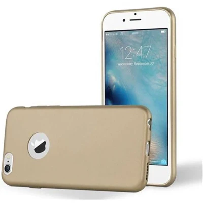 Afbeelding van Cadorabo Hoesje geschikt voor Apple iPhone 6 PLUS / 6S in METALLIC GOUD Beschermhoes gemaakt van flexibel TPU silicone Case Cover