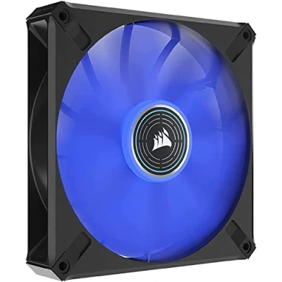 Afbeelding van CORSAIR ML140 LED ELITE 140 mm blauwe magnetische zweefventilator met AirGuide technologie, afzonderlijk verkocht