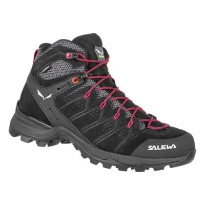 Afbeelding van Salewa WS ALP MATE MID WP Outdoorschoenen, Dames, Maat: 40, Black virtua Veloursleer