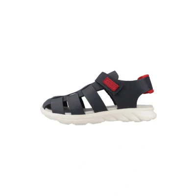 Afbeelding van Geox Outdoorsandalen voor kinderen, Maat: 26, Blau Leer/ synthetisch