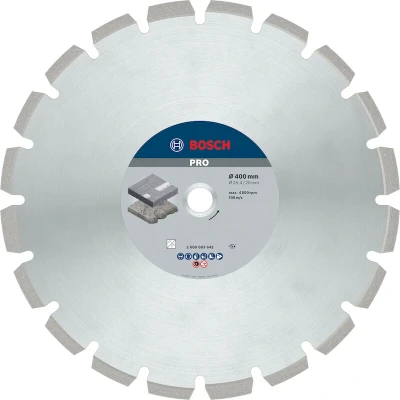 Image de BOSCH 2608603642 Disque de coupe diamanté Best for Asphalt 400 x 20/25,40 3,2 12 mm