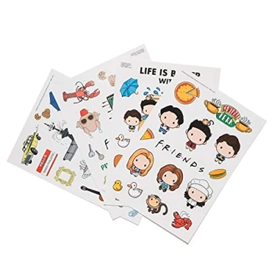 Afbeelding van Grupo Erik® Gadget Decals Friends 58 stickers voor laptop, smartphone, tablet, console