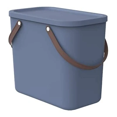 Afbeelding van Rotho Prullenbak van 25L Opbergcontainer Blauw