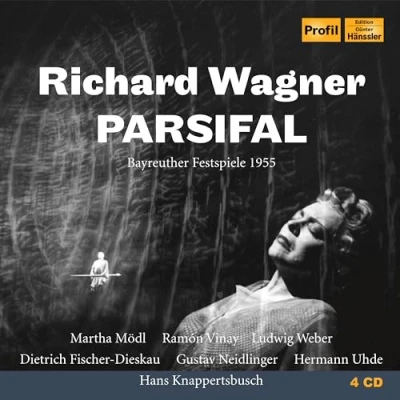 Afbeelding van Martha Modl, Ramon Vinay, Ludwig Weber Wagner: Parsifal Bayreuther Festspiele 1955 (4 CD)