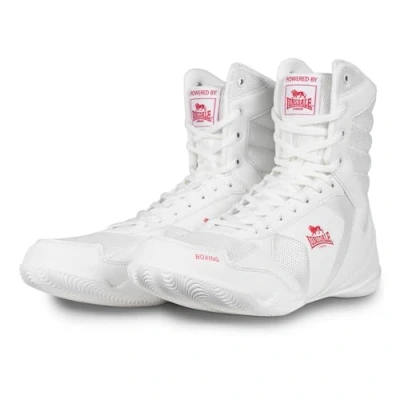 Afbeelding van Lonsdale Heskin Boksschoenen, uniseks, Wit/Rood