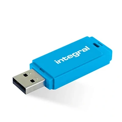 Image de Clé USB 2.0 Integral Neon 64 Go Bleue