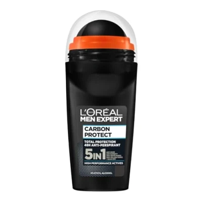 Afbeelding van L&#039;Oreal Men Expert Carbon Protect 4W1 Anti Perspirant Xxl Roll On 50Ml