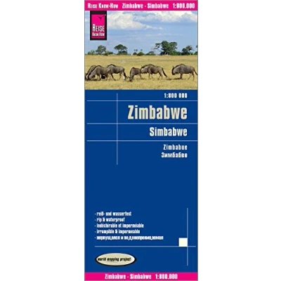 Afbeelding van Reise Know How Landkarte Simbabwe 1 : 800.000