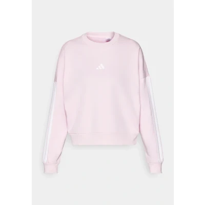Afbeelding van adidas Sportswear Essentials Stripes Sweater, Dames, Maat: Large, Clear pink/white