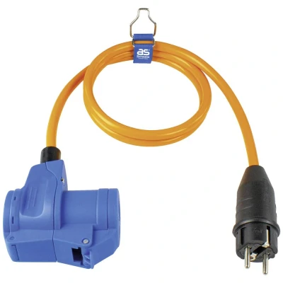 Afbeelding van AS Schwabe 62436 Stroom Verlengkabel 16 A Oranje 1.5 m H07BQ F 3G 2,5 mm²