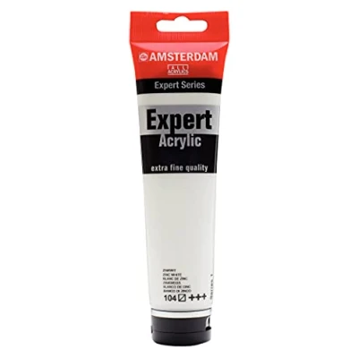 Afbeelding van Acrylverf 104 Zinkwit Amsterdam Expert 150 ml