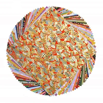 Afbeelding van Yuzen 80 vellen Japans chiyogami Origami Washi papier, 15 x cm