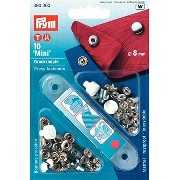 Afbeelding van Prym Mini Naaivrijedrukknopen 8mm