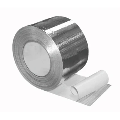 Afbeelding van Novanetus Aluminium tag plakband van versterkt aluminium, 100 mm x 50 m, voor ventilatie en airconditioning, versterkte afdichtband, isolatie