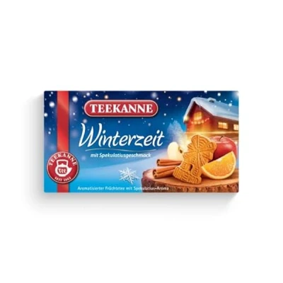Afbeelding van Teekanne Wintertijd, verse thee met speculoaroma, 12 stuks (12 x 20 theezakjes), 50 g
