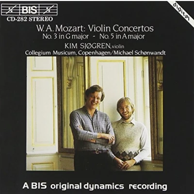 Afbeelding van Kim Sjøgren, Collegium Musicum Copenhagen, Michael Schønwandt Mozart: Violin Concerto No.3 (CD)