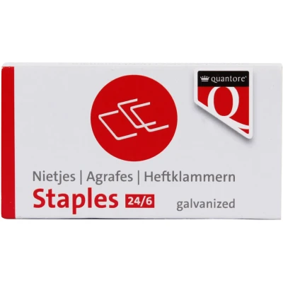 Afbeelding van Quantore Nieten 24/6 1000 stuks verzinkt 500