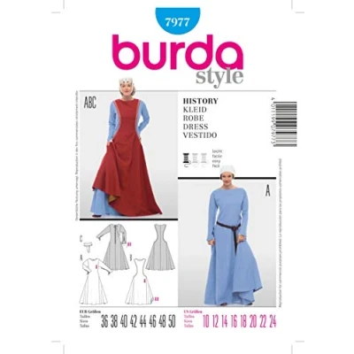Afbeelding van Burda Naaipatroon 7977 Historische jurk