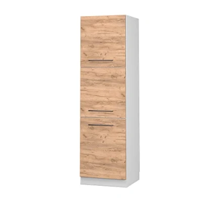 Afbeelding van Vicco Ovenombouwkast Fame Line, Krachtige eik goud/Wit, 60 cm