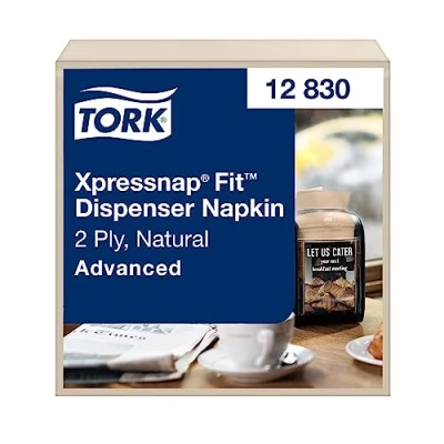 Afbeelding van Servetten Tork Xpressnap Fit ® N14 2 laags naturel 12830