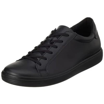 Afbeelding van ECCO Soft Classic dames veterschoenen zwart Maat 37 Uitneembare zool