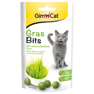 Afbeelding van Gimcat Gras Bits Kattensnack 40 g