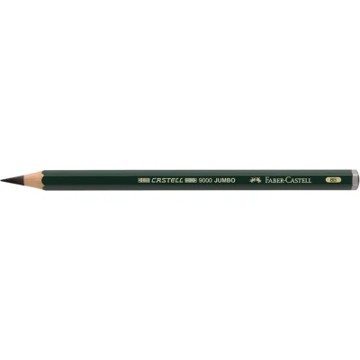 Afbeelding van Potlood Faber Castell 9000 Jumbo Zwart 8B (6 Onderdelen)