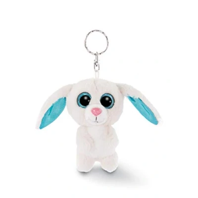 Afbeelding van Nici Glubschis Pluchen Sleutelhanger Konijn Wolli Dot, 9cm