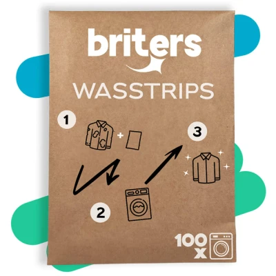 Afbeelding van 10x Briters Wasstrips Fresh Linen 100 Wasbeurten
