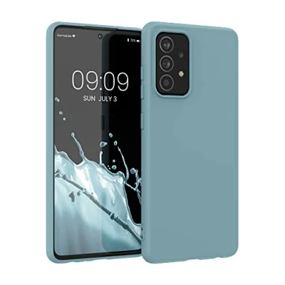 Afbeelding van kwmobile telefoonhoesje geschikt voor Samsung Galaxy A52 / 5G A52s Hoesje smartphone Back cover in Arctische nacht