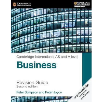 Afbeelding van Cambridge International as and a Level Business Revision Guide