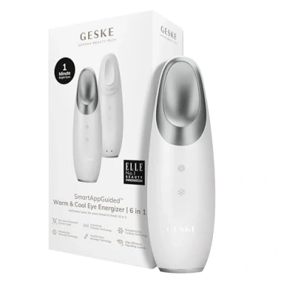 Afbeelding van GESKE SmartAppGuided™ Warm &amp; Cool Eye Energizer 6 in 1 oogmassage Concealer Massager Verwijder wallen onder de ogen en hangende oogleden Elektrische