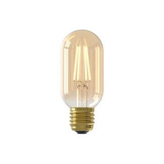 Afbeelding van LED lamp E27 Buis Calex (3.5W, 250lm, 2100K, Dimbaar, Goud)