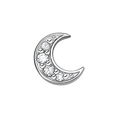 Afbeelding van Thomas Sabo Eenvoudige damesoorbellen van 925 Sterling zilver met maan, zilver, Niet toepassing