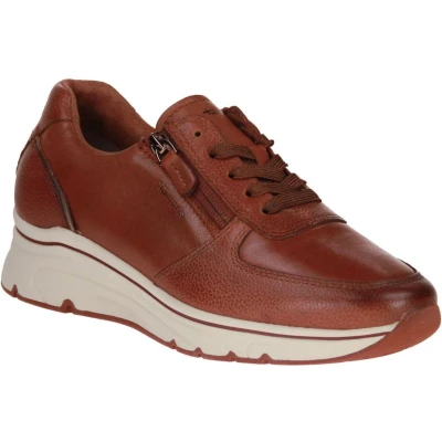 Afbeelding van Tamaris PURE Relax Sneakers laag muscat, Dames, Maat: 37, Muscat Leer/ synthetisch