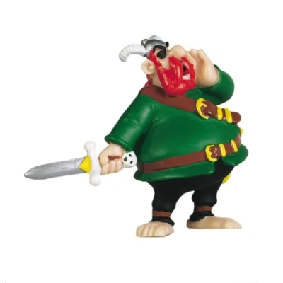 Afbeelding van Plastoy Astérix Roodbaard piraat Figuur