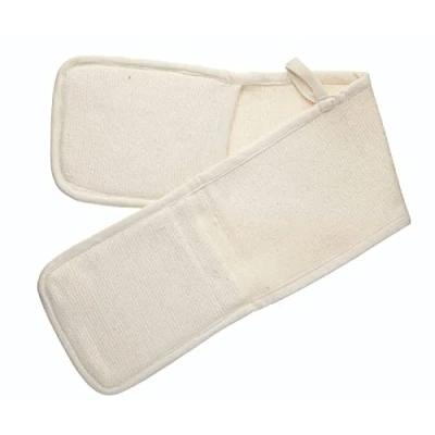 Afbeelding van KC BLUE dubbele ovenhandschoenen, katoen, wit, 9 x 12 cm