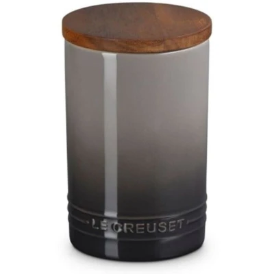 Afbeelding van Le Creuset Signature Voorraadpot Met Houten Deksel Flint 770 ml