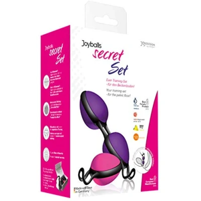 Afbeelding van Joydivision Joyballs Secret Set (Magenta &amp; Zwart en Lila Zwart)
