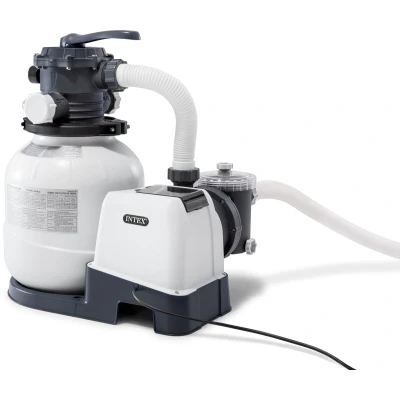 Afbeelding van Intex Krystal Clear Zandfilterinstallatie 6 M3 Grijs Zwembad Schoonmaak