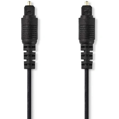 Afbeelding van Kash Toslink Digitale audio Aansluitkabel [1x stekker (ODT) 1x (ODT)] 1.50 m Zwart