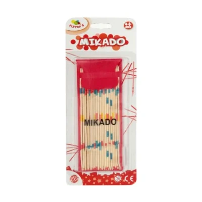 Afbeelding van FLYPOP&#039;S Mikado Behendigheidsspel 140793LIN Veelkleurig Hout 2 tot 6 spelers Speelgoed voor kinderen Bordspellen Reisspellen 18 cm x 1 Vanaf 4 jaar