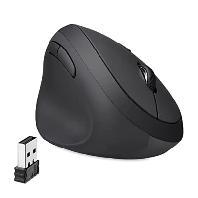 Afbeelding van Perixx PERIMICE 719 L Ergonomische muis Radiografisch Zwart 800 dpi, 1200 1600 dpi