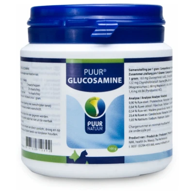 Afbeelding van Puur Natuur Glucosamine Voor De Hond En Kat 100 GR (330302)